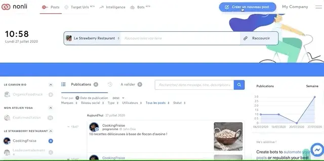 Comment puis-je créer un post ?