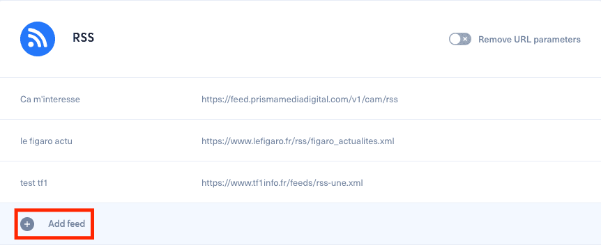Comment ajouter un flux RSS