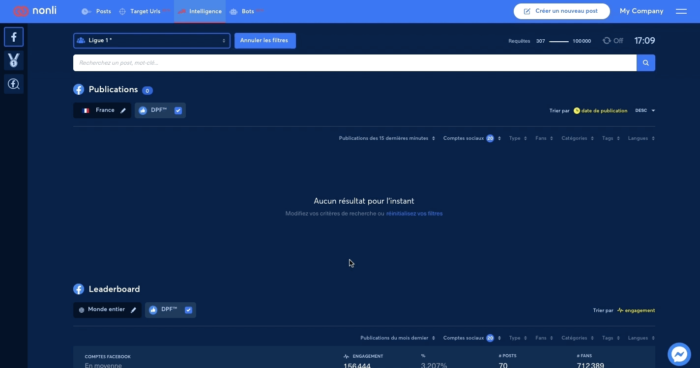 Que se passe-t-il lorsque je clique sur "réinitialisez vos filtres" ?