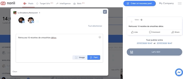 Comment puis-je intégrer une image dans mon post ?