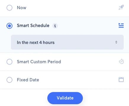Nonli smart planning interface for newsroom publishing