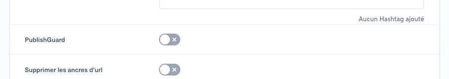 PublishGuard setting in a bot configuration